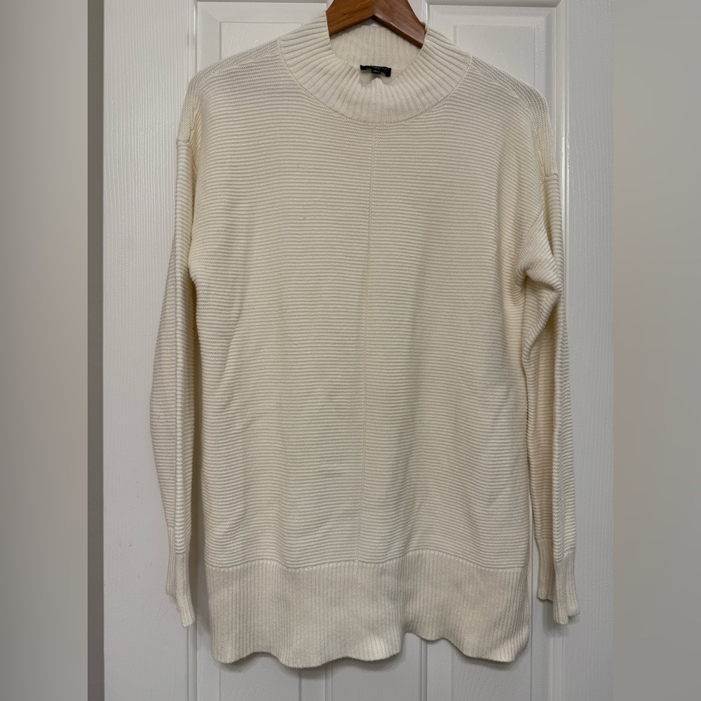 Talbots Women’s Cream Sweater Dress – Size Large Petite
